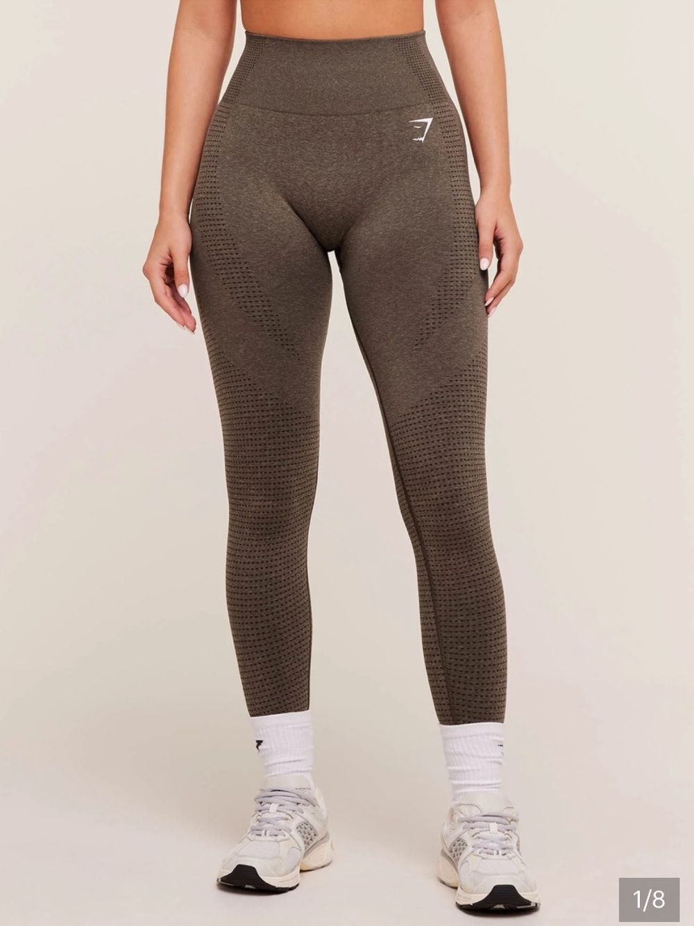 Gymshark Vital Seamless Legging Brown Womens Medium